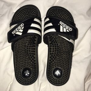 Black Adidas Slides